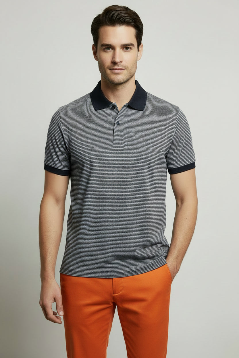 Polo Jersey Filo di Scozia