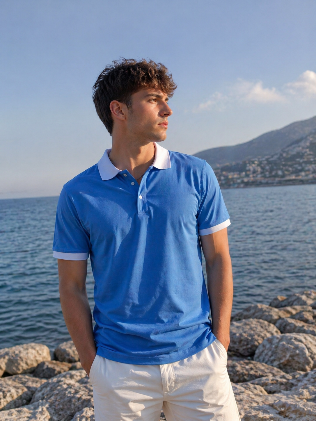 Polo Jersey Filo di Scozia